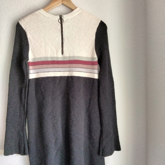 Free People Color Block Mid Dress - Picture 4 of 8